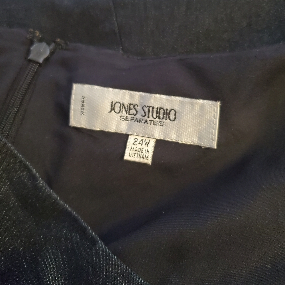 Super Cute Jones Studio Plus Size Denim Dress Size 24W - Picture 2 of 3